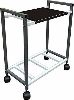 Lepose Metal Inverter trolley With Black Powder Coating Trolley for Inverter and Battery