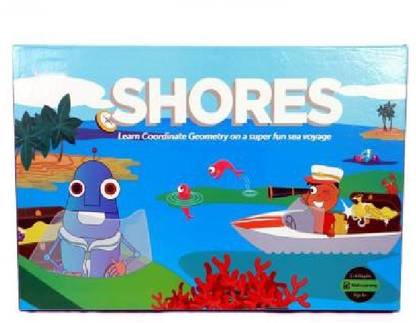 SALEOFF Latest SHORES Learn Coordinate Geometry On A Super Fun Sea Voyage/ Math Board Game for Learning Coordinate Geometry Educational Board Games
