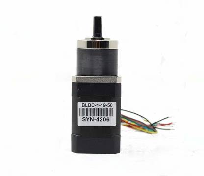 SunRobotics MechMin NEMA17 Planetary Geared BLDC Motor 50KGCM 50W Reduction Ratio 1:19 DC Brushless Motor