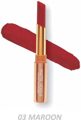 Me-On Matte Vogue None Transfer Lipstick (Maroon)