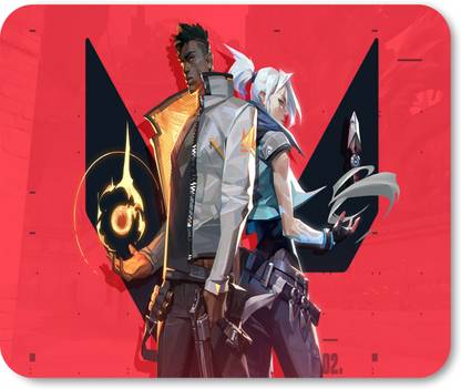 The Printpack Valorant Gaming Mousepad for Computer Non-Slip Rubber Base Mouse Pad for Laptop / PC Mousepad