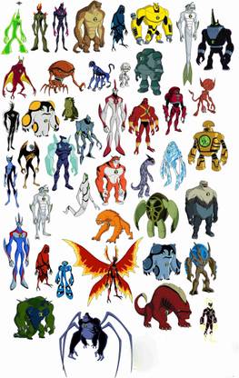 Ben 10 Cartoon Wall Poster For Room With Gloss Lamination M25 Paper Print