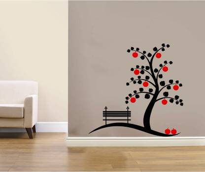 ArtCreative 81 cm Beautiful Art Tree Wall Sticker Home Decor Livingroom wall sticker for decorate home (pvc vinyl ) Self Adhesive Sticker