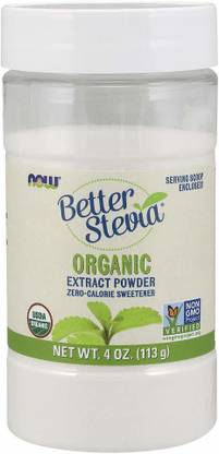 Now Foods Better Stevia Organic Sweetener 113 Grams