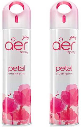 Godrej Fresh Spray Petal Crush Pink Home Fragrance Spray 2X220 ml