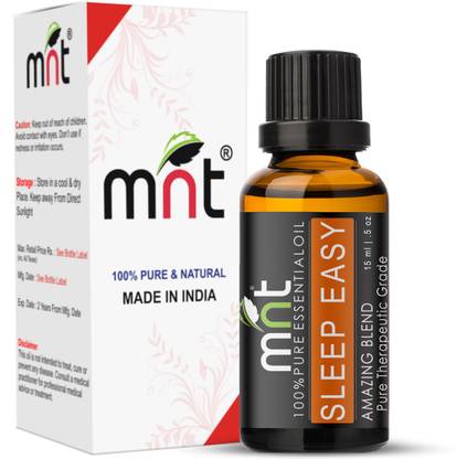mnt SLEEP EASY AMAZING BLEND ESSENTIAL Oil (15ml) Pure Therapeutic Grade For Relaxing & Calming