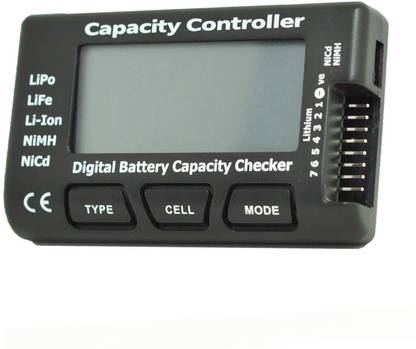 Gadget Hero's Battery Capacity Controller Meter. Intelligent Cell Checker For LiPo / LiFePO4 / Li-ion / NiCd / NiMH Digital Battery Tester