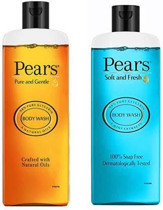 Pears soft and fresh + oil clear glow