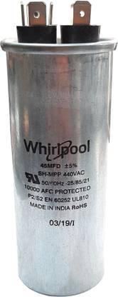 Whirlpool Original 45 MFD Capacitor For Air Conditioner Power Capacitor