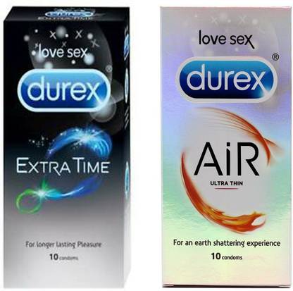 DUREX extra time + air ultra thin Condom