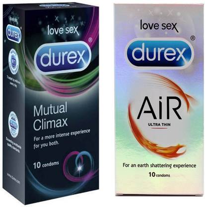 DUREX mutual climax + air ultra thin Condom