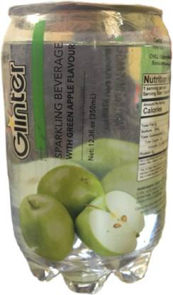 Glinter Sparkling Beverage (Imported) Green Apple Flavour 330ml