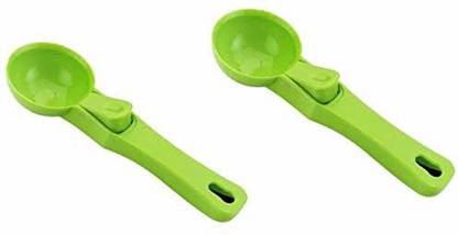 Modinity Plastic Smooth and Sturdy Ice Cream Scoop Spoon (Pack of 2pcs) - Multi Color Kitchen Scoop
