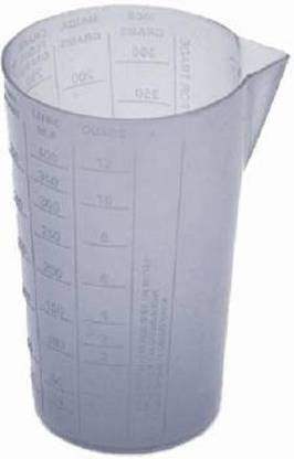 noble foods Plastic Measuring Glass Grams, Litre, Ounce Measuring Cup