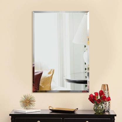 Arvind sanitary Rectangular Plain Wall Mirror 18x24 Decorative Mirror