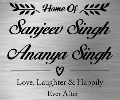 Srd Graphix Stainless Steel 12x10 Inches Computerized Laser Cutting Engraving Name Plate Price In India Buy Srd Graphix Stainless Steel 12x10 Inches Computerized Laser Cutting Engraving Name Plate Online At Flipkart Com