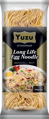 yuzu Air Dried Noodles - Long Life Egg Noodles 200g Instant Noodles Non-vegetarian