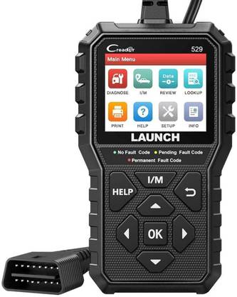 Geek Lab LAUNCH OBD2 Scanner CR529 Code Reader with Enhanced Full OBD2 Function, Check Engine code reader CAN Scan Tool, One-Click I/M Readiness Car Diagnostic Tool With Lifetime Free Update OBD Reader
