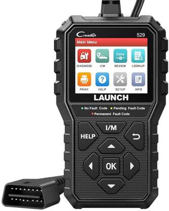 Right Gear LAUNCH OBD2 Scanner CR529 Code Reader with Enhanced Full OBD2 Function, Check Engine code reader CAN Scan Tool, One-Click I/M Readiness Car Diagnostic Tool With Lifetime Free Update OBD Reader