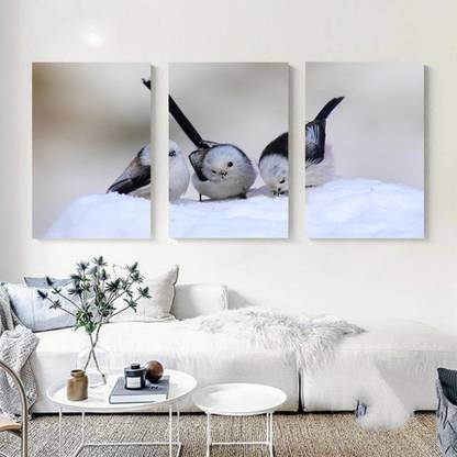 Decorative Framed Canvas Wall Art Decoration Small Sparrows Digital Print Poster N&WCP-12105 Canvas Art
