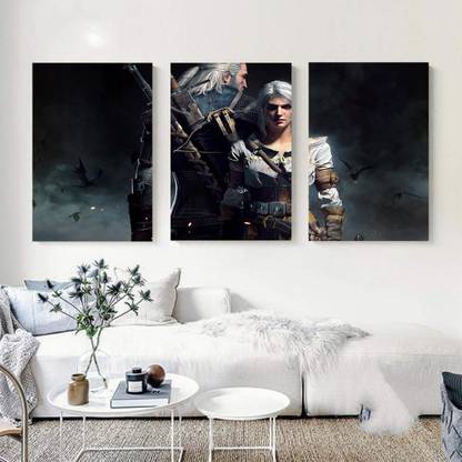 Decorative Framed Canvas Wall Art Decoration the Witcher 3 wild hunt Digital Print Poster N&WCP-12569 Canvas Art