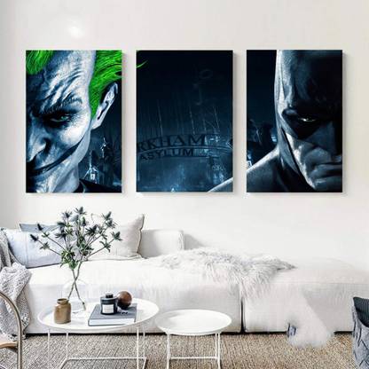 Decorative Framed Canvas Wall Art Decoration Batman arkham Digital Print Poster N&WCP-10902 Canvas Art