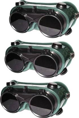 Nibiru High Quality Heavy duty flipup Welding Safety Goggle ( PACK OF 3 ) High Quality Heavy duty flipup Welding Safety Goggle ( PACK OF 3 ) Welding  Safety Goggle