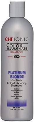CHI Ionic Color Illuminate Shampoo, Blonde, 12 FL Oz