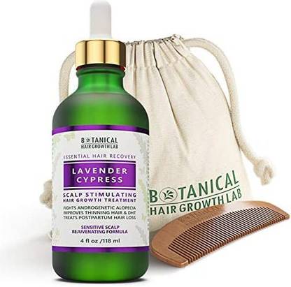 BOTANICAL HAIR GROWTH LAB Scalp Stimulating Treatment Lavender Cypress Essential Hair Recovery Sensitive Scalp Rejuvenating Hair Loss Prevention