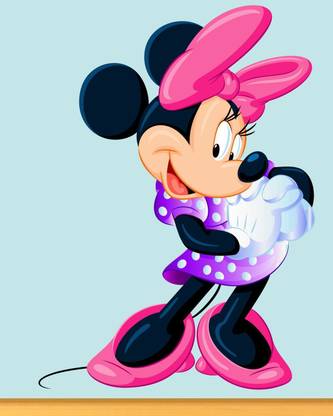 MADHUBAN DECOR 83 cm MIKY MOUSE Self Adhesive Sticker