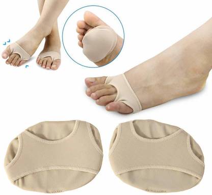 एलेक्सव्यान 1 Pair Fabric Ball of Foot Gel Metatarsal Forefoot Support Pain Relief फुट सपोर्ट