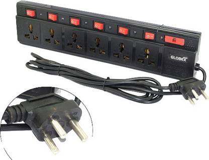 GLOBEX POWER STRIP 5  Socket Extension Boards