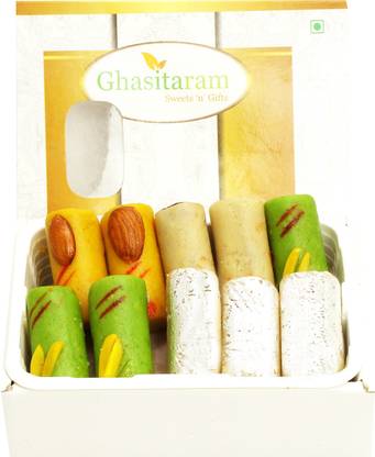 Ghasitaram Gifts Diwali Sweets - Assorted Rolls Box