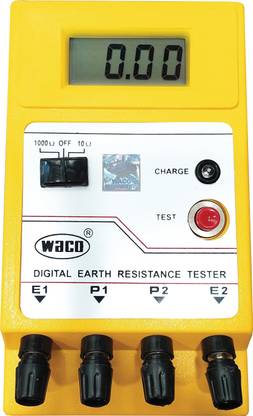 WACO DIGITAL EARTH RESISTANCE TESTER-MID RANGE Digital Voltage Tester