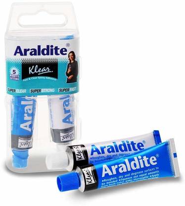Araldite KLEAR 5 minute transparent epoxy adhesive 26Gm Adhesive