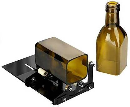 Fixm Glass Bottle Cutter, Square & Round Bottle Cutting Machine, Wine Bottles And Beer Bottles Cutter Tool With Accessories