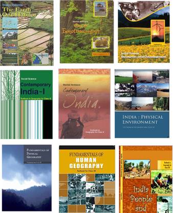 NCERT Geography Textbook Combo Set VI-XII – 9 Booklets (English Medium)