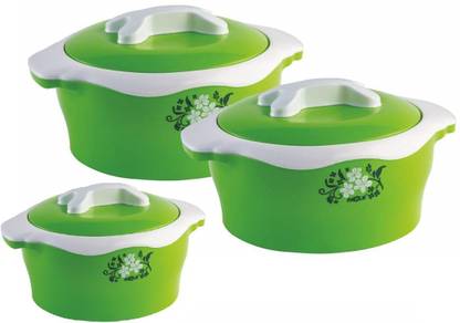 FABLE Combo Of 3 Cook and Serve Casserole 1000ml,1500ml And 2500ml (Pack Of 3) Pack of 3 Cook and Serve Casserole