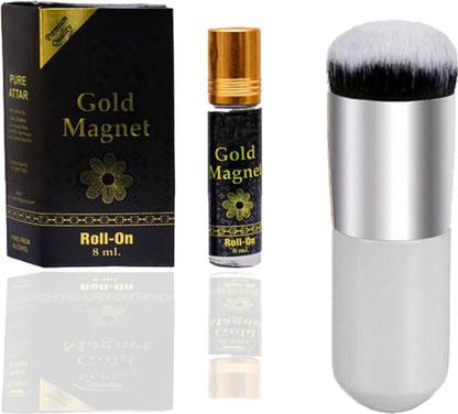 kHUDAt Chubby Pier Professional Foundation Makeup Brush & Magnet Roll-on (8ml)