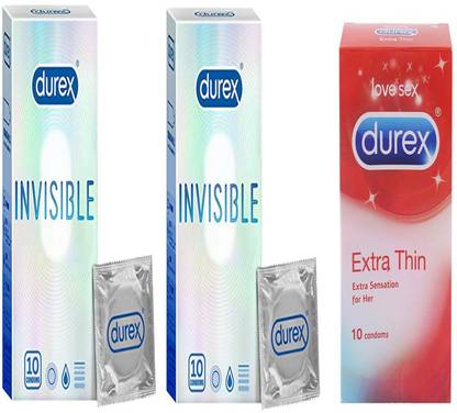 DUREX invisible 2 + extra thin Condom