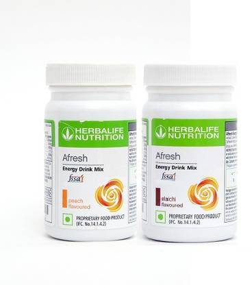 Herbalife Nutrition AFRESH COMBO PEACH+ELAICHI Energy Drink
