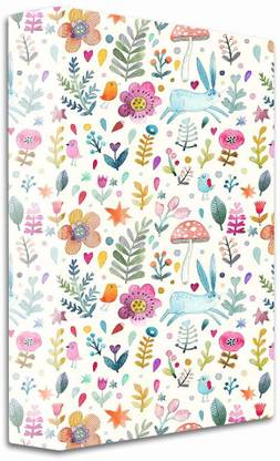 Paper Plane Design Paper Printed File Folder Case, A4 Size Ring Binder Folder for Certificate & Documents, Best for Office/Hospital/Banking/Account/School