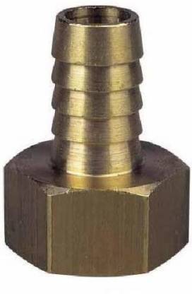 H HADDU Solid Brass Hose Tail Connector Barbed to BSP Female Thread. Pond/Pool/Hose Pipe Adapters 14 mm to 1/2" BSP Thread Hose Connector
