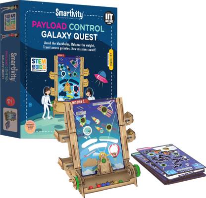 Smartivity Payload Control Galaxy Quest STEM STEAM Educational DIY Building Construction Activity Toy Game Kit, Easy Instructions, Experiment, Play, Learn Science Engineering Project 6+with 6 Missions