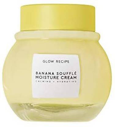 Glow Recipe Banana Souffle Moisture Face Cream Soothing + Hydrating Facial Moisturizer with Centella Asiatica + Magnesium + Turmeric