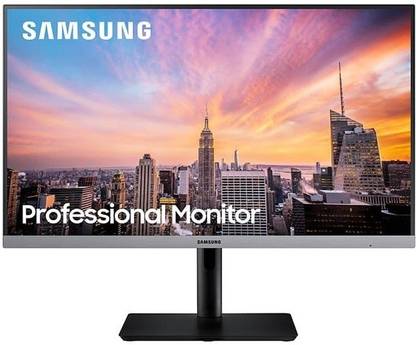 SAMSUNG 60.96 cm (24 inch) Full HD LED Backlit IPS Panel Gaming Monitor (LS24R650FDWXXL ( Full HD LED Backlit IPS Panel, Dual HDMI Ports, 75 Hz Refresh Rate ,Response Time 4 ms , AMD Free Sync ))