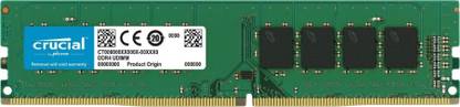 Crucial NA DDR4 32 GB (Single Channel) PC DRAM (CT32G4DFD832A)