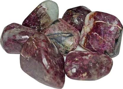ALDOMIN Pink Tourmaline Tumble 100g Polished Rectangular, Oval, Square, Round, Angular Crystal Pebbles