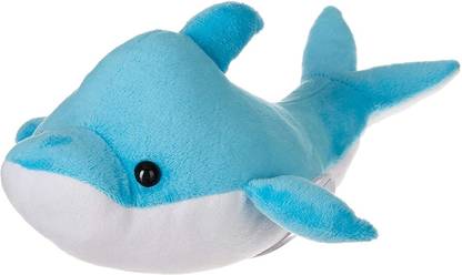 Gking Stuffed Dolphin Fish Doll Soft Toy Kids Baby Plush Gift (Blue)  - 30 cm