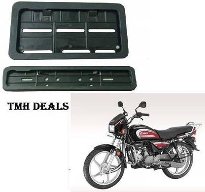 TMH HERO SPLENDOR PLUS NUMBER PLATE COVER HEAVY Bike Number Plate